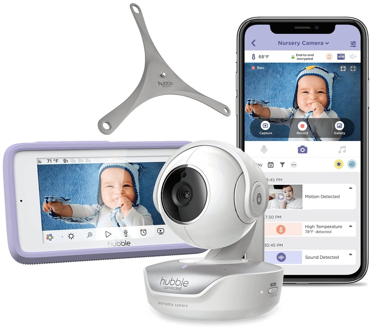 Hubble Connected Nursery Pal Deluxe Smart Baby Monitor - HCTNPDLX