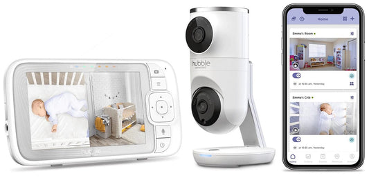 Hubble Connected Nursery Pal Dual Vision Smart Baby Monitor - HCTNPDVX