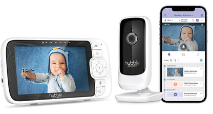 Hubble Connected Nursery Pal Link Premium Smart Baby Monitor - HCSNPLP