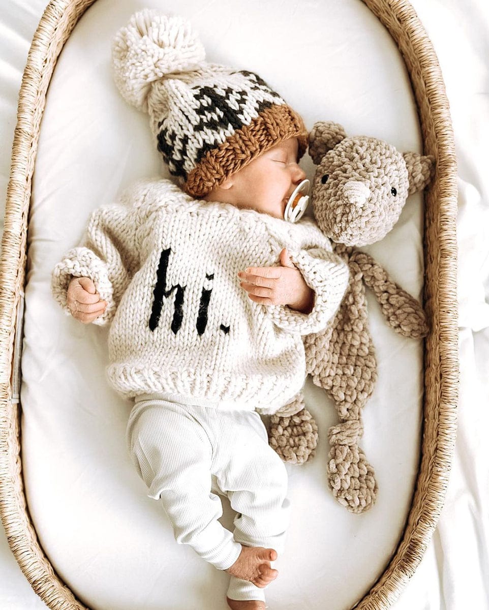 Huggalugs hi. Crew Neck Sweater - Black, 18-24 months - 1160-18-24