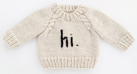 Huggalugs hi. Crew Neck Sweater - Black, 18-24 months - 1160-18-24