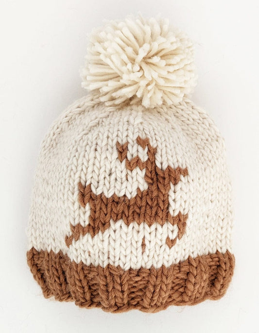 Huggalugs Oh Deer Beanie Hat - Medium (6-24 months) - 1221M