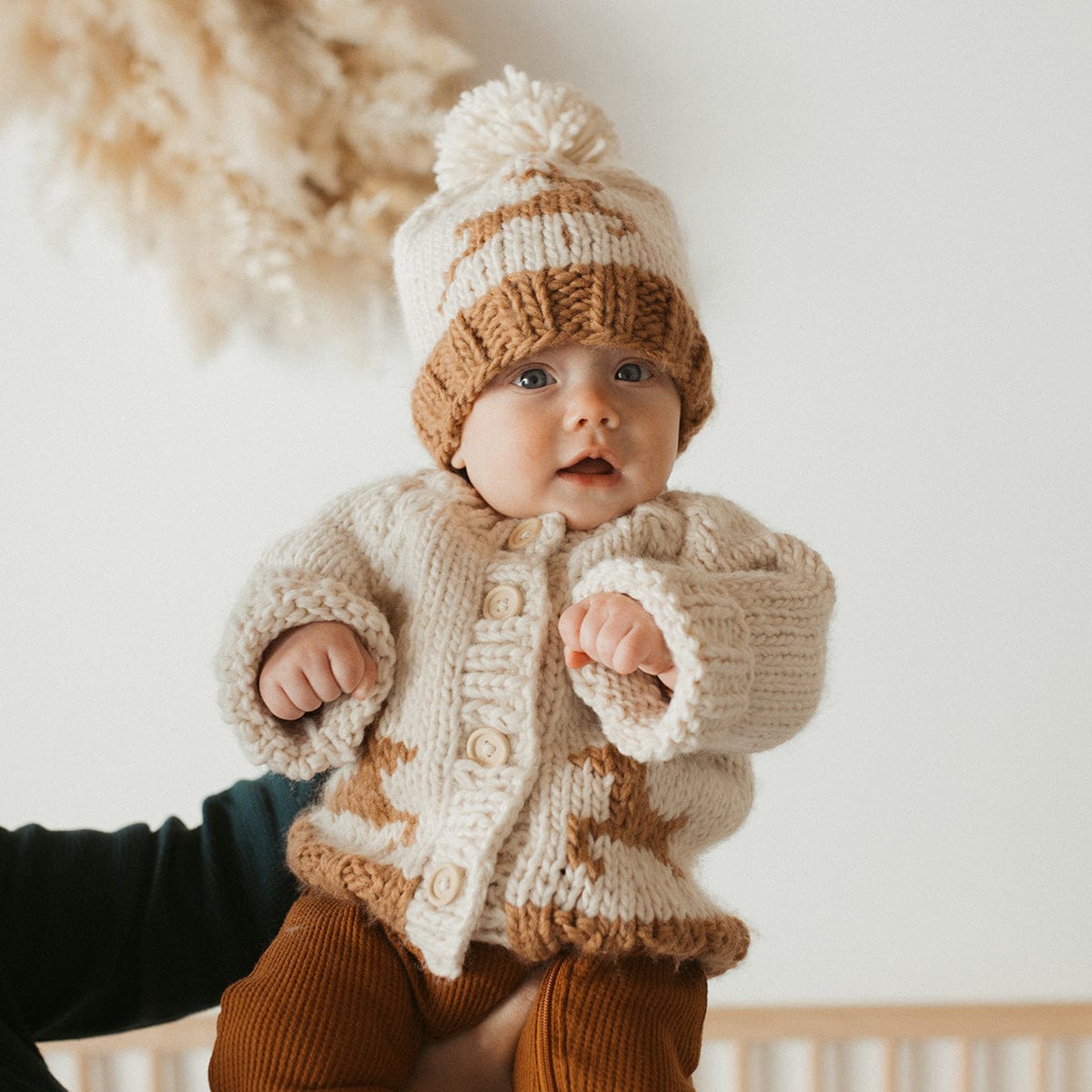 Huggalugs Oh Deer Beanie Hat - Small (0-6 months) - 1221S