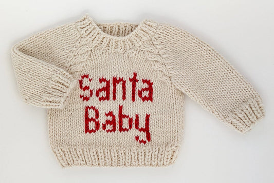 Huggalugs Santa Baby Crew Neck Sweater - 12-18 months - 1223-12-18