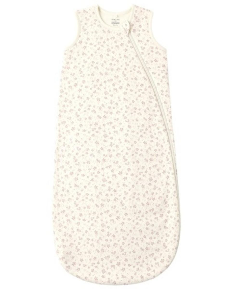 Quincy Mae Jersey Sleep Bag Petite Fleur - Ivory, 6-18M