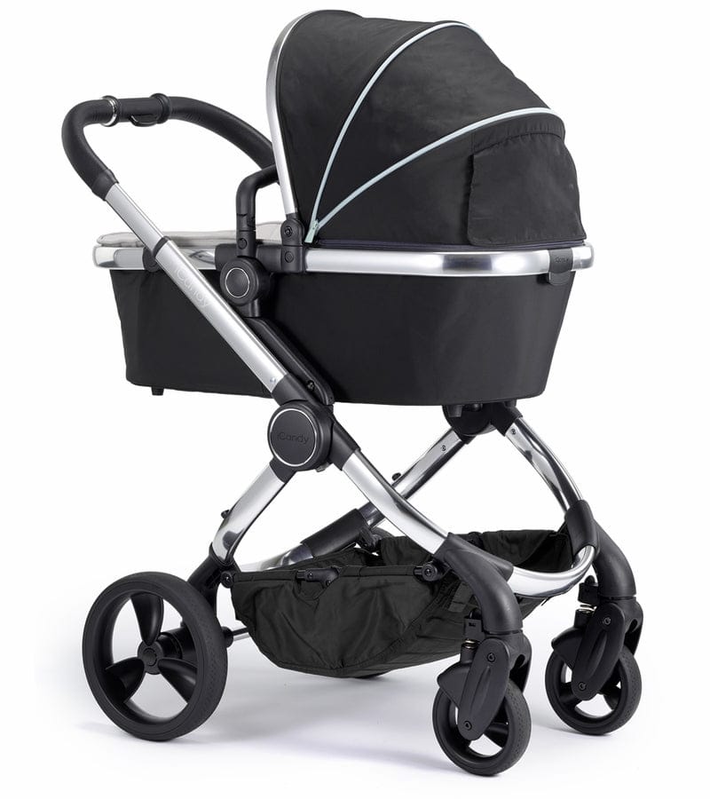 iCandy 2019 Peach Chrome Stroller - Black Beluga - 5010334028996
