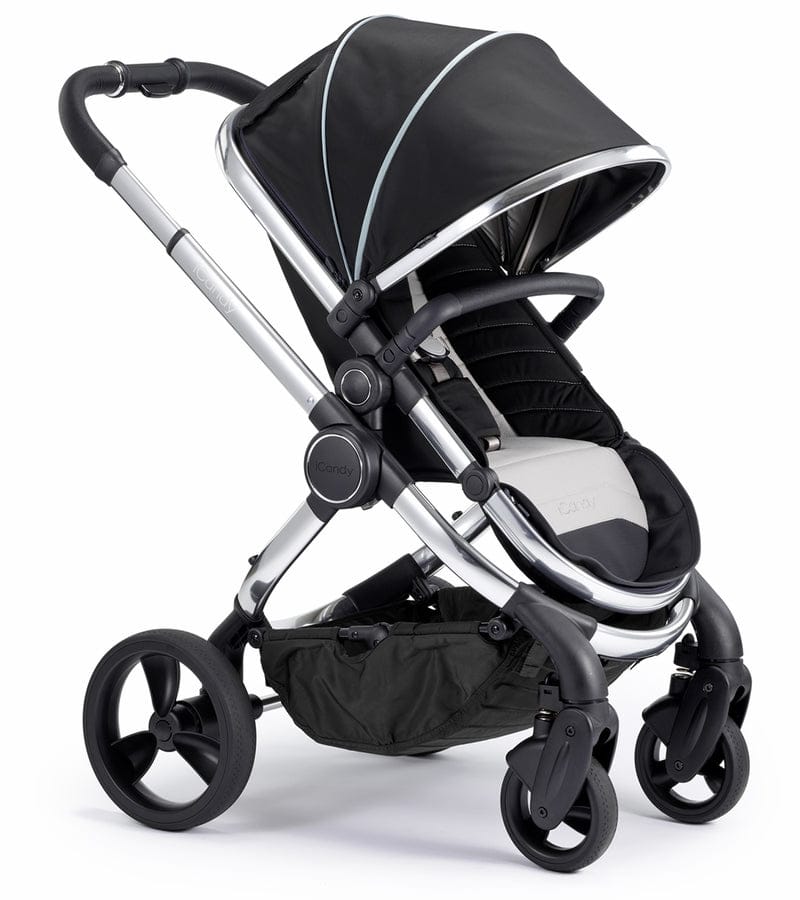 iCandy 2019 Peach Chrome Stroller - Black Beluga - 5010334028996