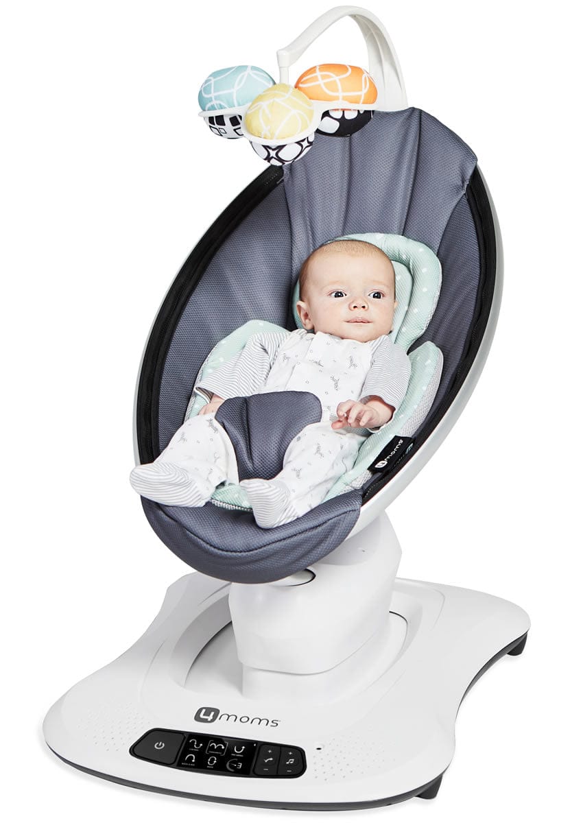 4moms Mamaroo 4 Baby Swing - Dark Grey Cool Mesh