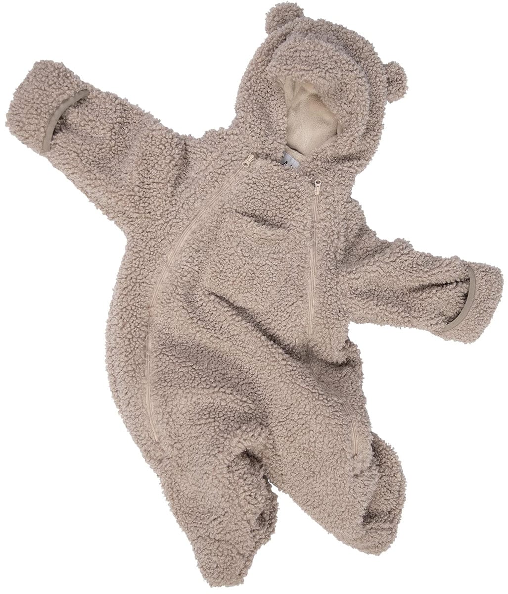 7 A.M. Enfant Jumpsuit Bebe - Teddy - Oatmeal Teddy (12-24m) - SSB903-TEDO