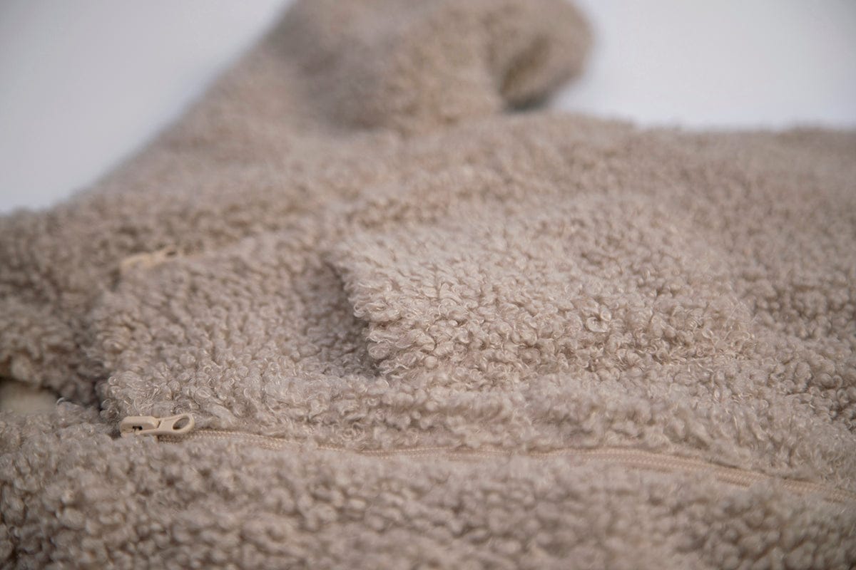 7 A.M. Enfant Jumpsuit Bebe - Teddy - Oatmeal Teddy (12-24m) - SSB903-TEDO