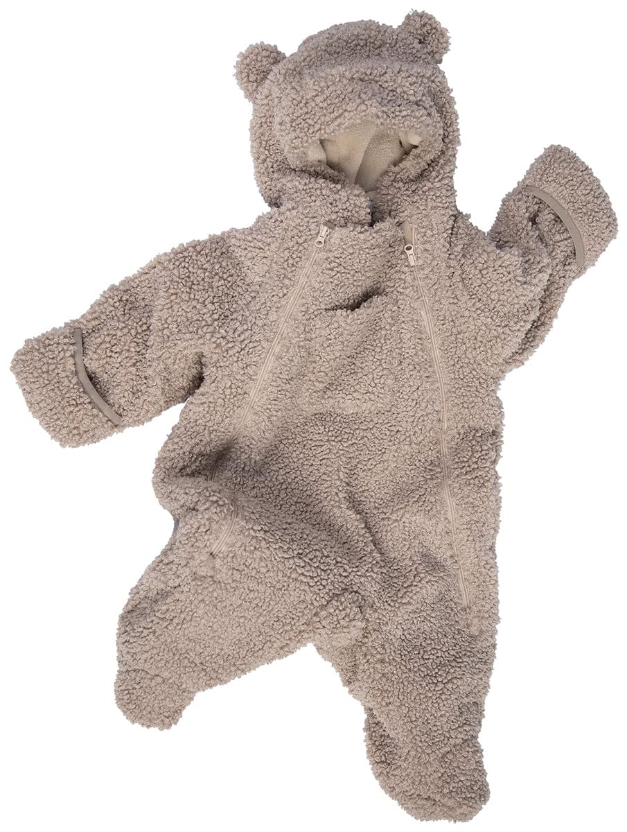 7 A.M. Enfant Jumpsuit Bebe - Teddy - Oatmeal Teddy (12-24m) - SSB903-TEDO