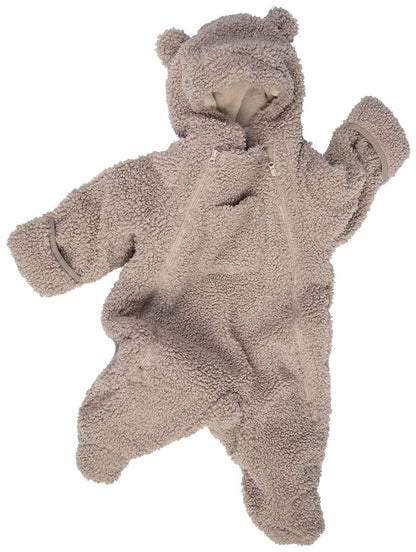 7 A.M. Enfant Jumpsuit Bebe - Teddy - Oatmeal Teddy (12-24m) - SSB903-TEDO