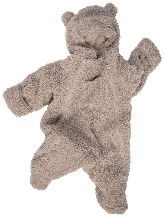 7 A.M. Enfant Jumpsuit Bebe - Teddy - Oatmeal Teddy (12-24m) - SSB903-TEDO