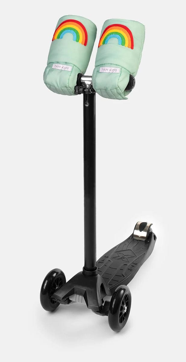 7 A.M. Enfant KIDS Warmmuffs - Rainbow Applique (2T-4T) - HMK151-RBWA