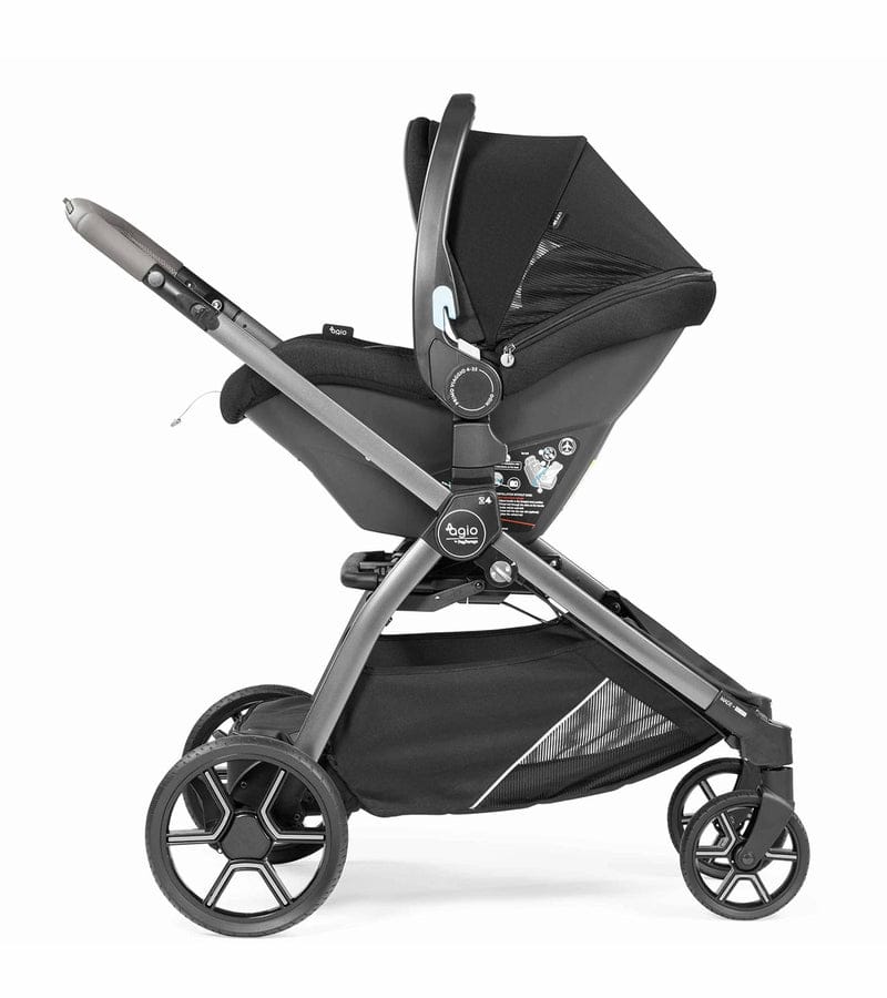 Agio by Peg Perego Z4 + Primo Viaggio 4-35 Nido Twin Travel System - Black Pearl - IP1528BX00BA13PL63-TWIN-TS