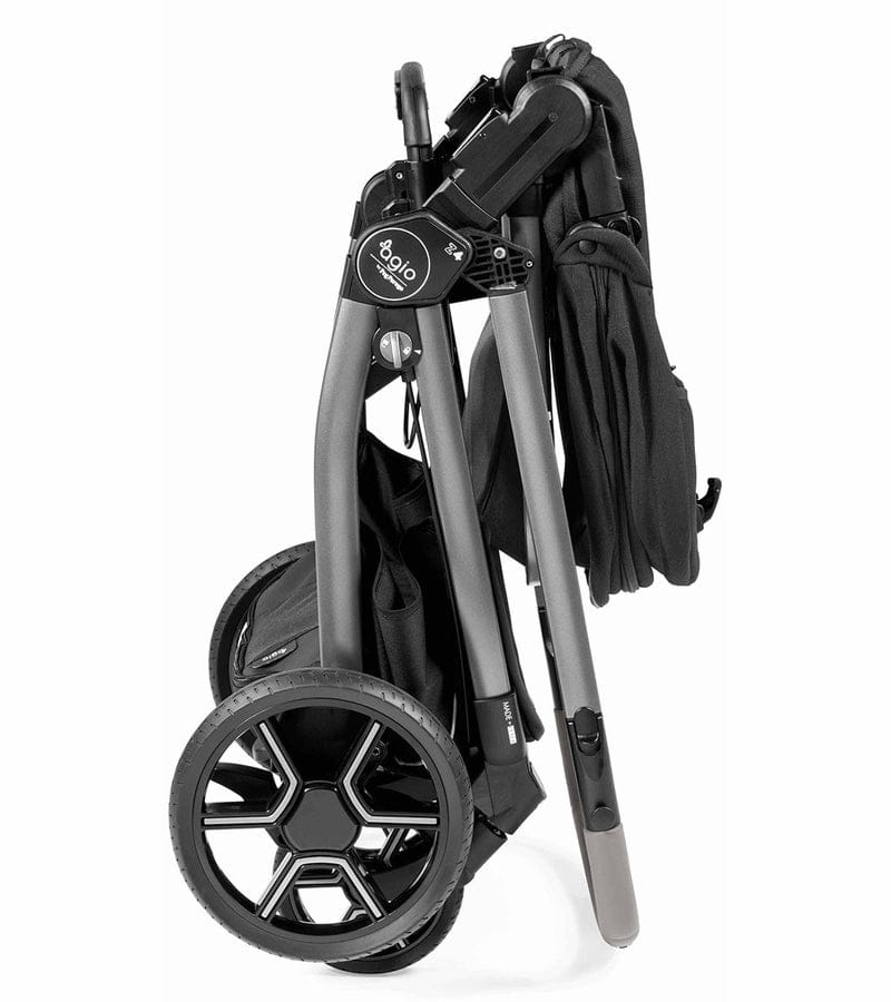Agio by Peg Perego Z4 + Primo Viaggio 4-35 Nido Twin Travel System - Black Pearl - IP1528BX00BA13PL63-TWIN-TS