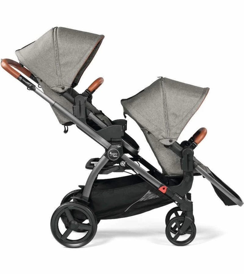 Agio by Peg Perego Z4 + Primo Viaggio 4-35 Nido Twin Travel System - Grey - IP1528BX00BA53-TWIN-TS