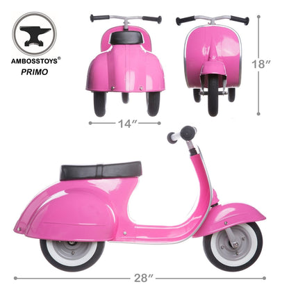 Ambosstoys PRIMO Ride On Kids Toy Classic - Pink - PR-CL-2020-PINK