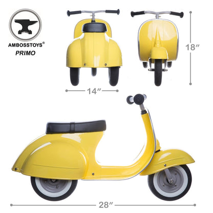Ambosstoys PRIMO Ride On Kids Toy Classic - Yellow - PR-CL-2020-YELLOW