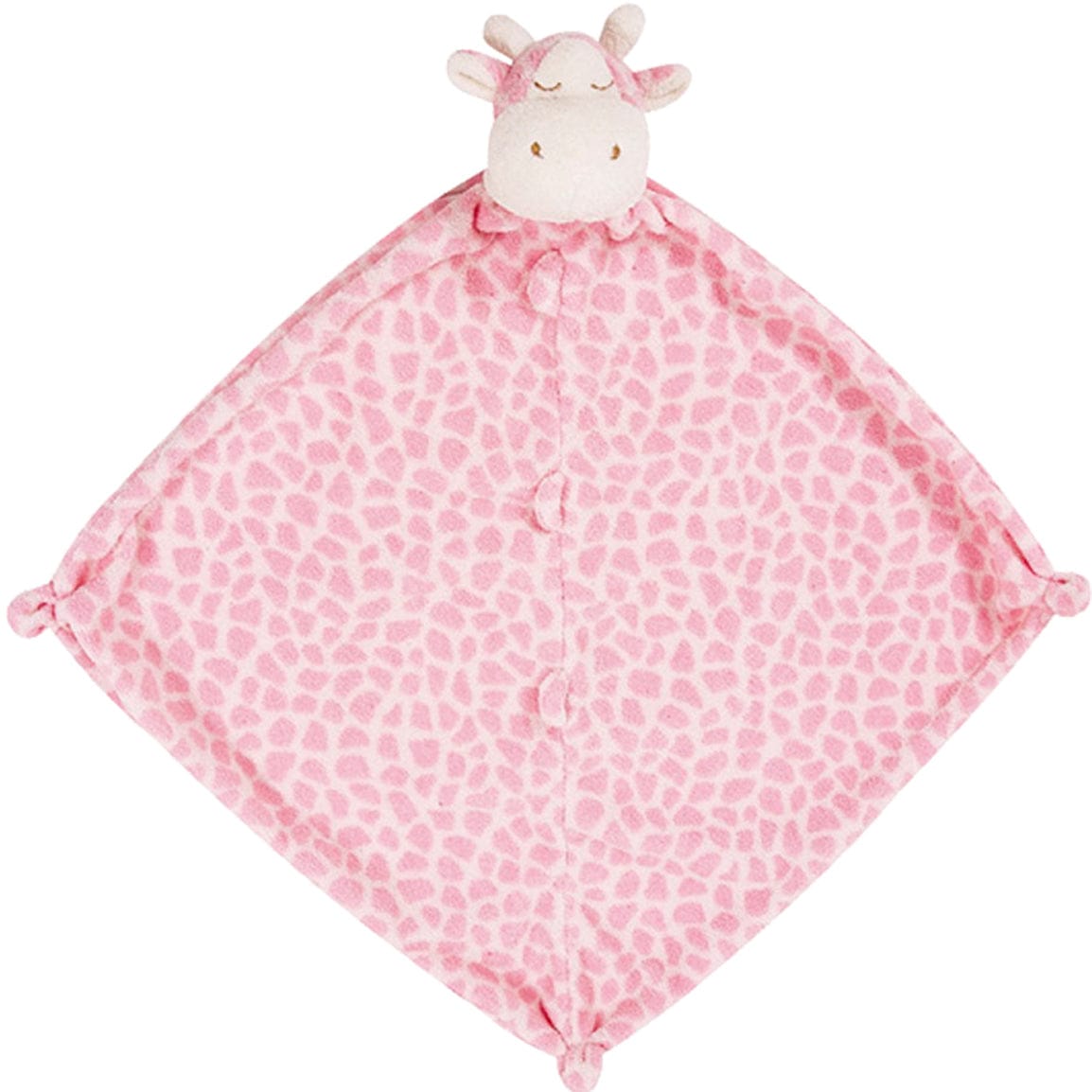 Angel Dear A Pair & A Spare Blankies - Pink Giraffe - 1138S
