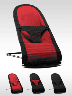 BabyBjörn Babysitter Balance in Black Red