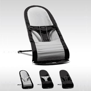 BabyBjörn Babysitter Balance in Black Silver - 009065US