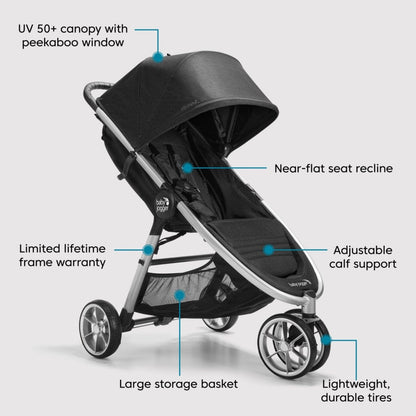 Baby Jogger City Mini 2 Travel System - Opulent Black - 2154058