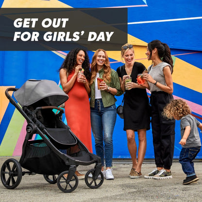 Baby Jogger City Select 2 Double Stroller Bundle - Eco Collection - Pure Mulberry