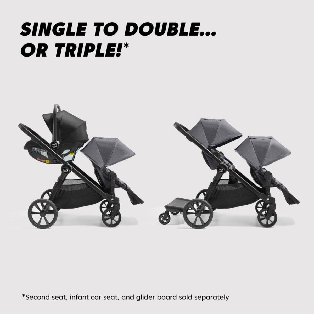 weight limit for city select double stroller Baby Jogger City Select 2 Double Stroller Bundle