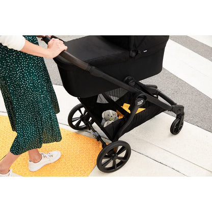 Baby Jogger City Select 2 Single Stroller + Pram Bundle - Eco Collection - Lunar Black - 2149330-2149907