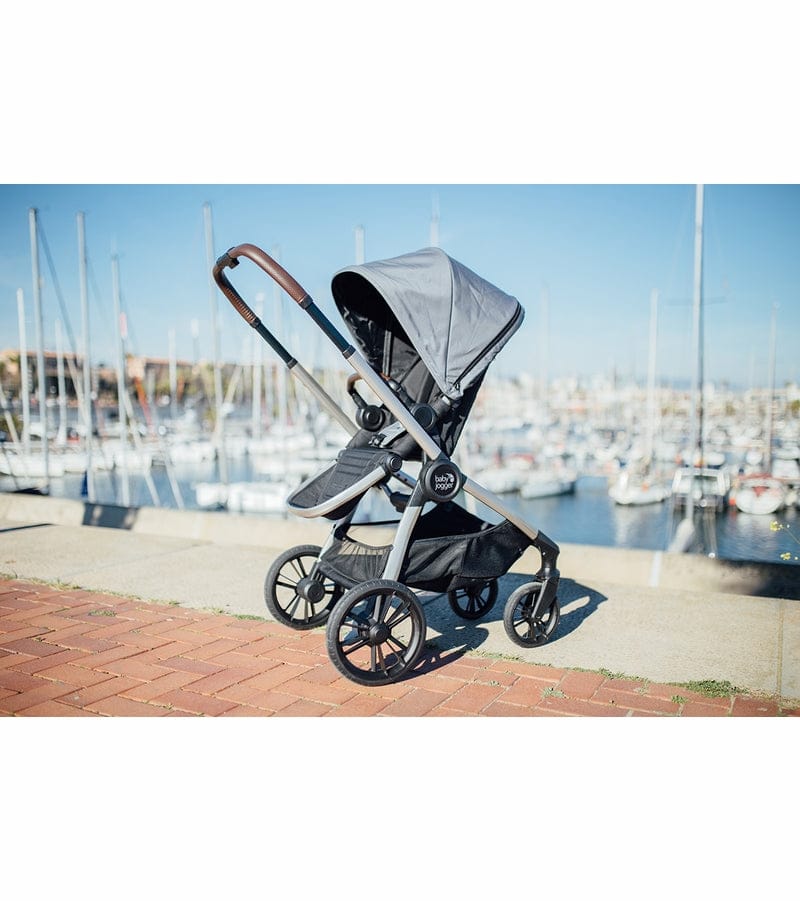 Baby Jogger City Sights Stroller + Pram Bundle - Dark Slate / Rich Black - 2170573-2170771
