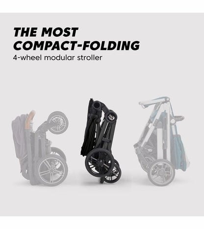 Baby Jogger City Sights Stroller + Pram Bundle - Dark Slate / Rich Black - 2170573-2170771