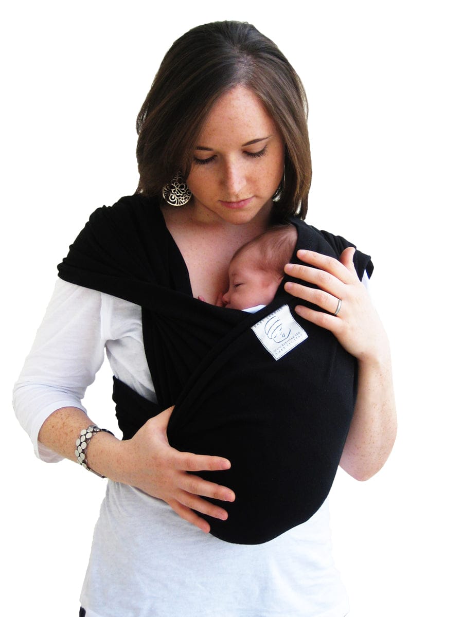 Baby K'tan Baby Carrier in Basic Black - Extra Large