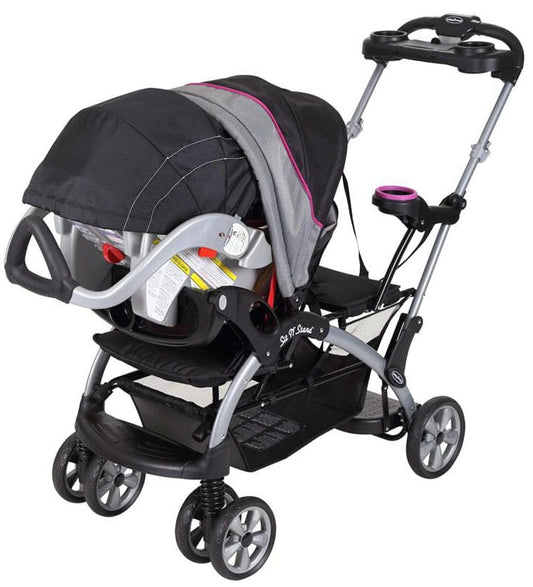 Baby Trend Sit N' Stand Ultra Stroller - Millennium Raspberry