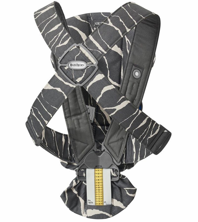 BabyBjorn Baby Carrier Mini, Cotton - Anthracite / Landscape - 21027-032027A
