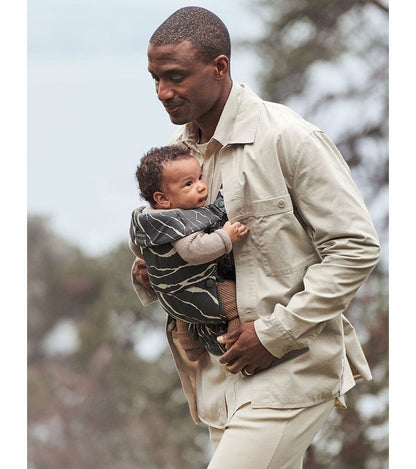 BabyBjorn Baby Carrier Mini, Cotton - Anthracite / Landscape - 21027-032027A