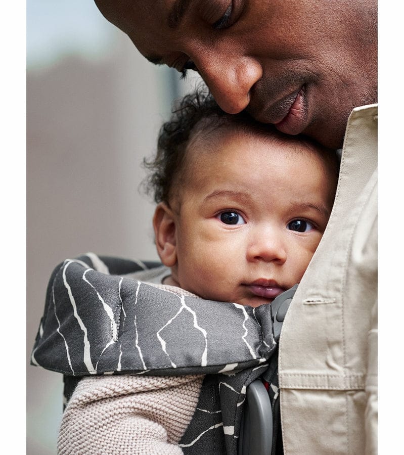 BabyBjorn Baby Carrier Mini, Cotton - Anthracite / Landscape - 21027-032027A