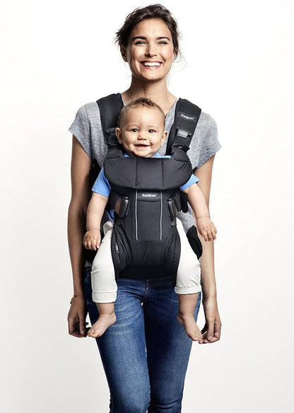 BabyBjorn Baby Carrier One - Gray Pinstripe