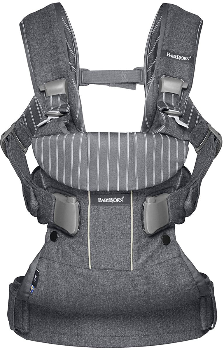 BabyBjorn Baby Carrier One - Gray Pinstripe