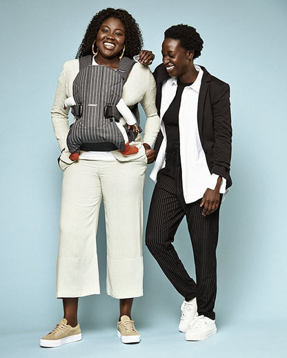 BabyBjorn Baby Carrier One - Pinstripe Gray