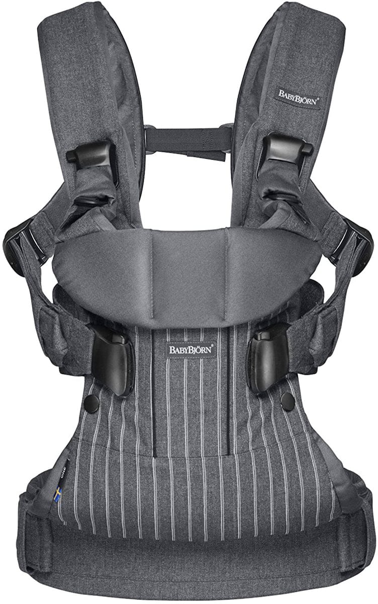 BabyBjorn Baby Carrier One - Pinstripe Gray