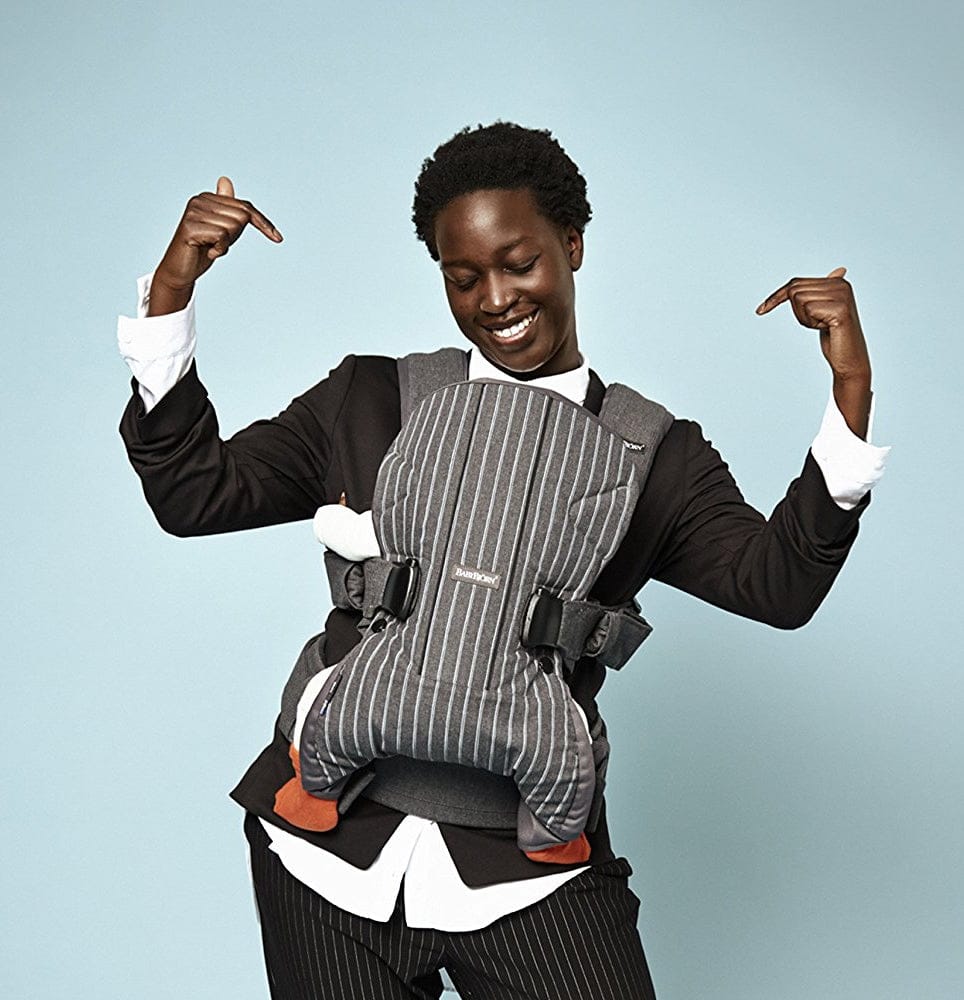 BabyBjorn Baby Carrier One - Pinstripe Gray