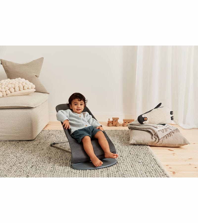 BabyBjorn Bouncer Bliss, Cotton - Anthracite / Landscape