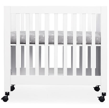 Babyletto Galaxy Galactic Grey Stars Fitted Mini Crib Sheet - T9053