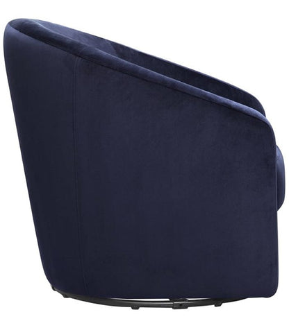 Babyletto Madison Swivel Glider - Navy Blue Microsuede