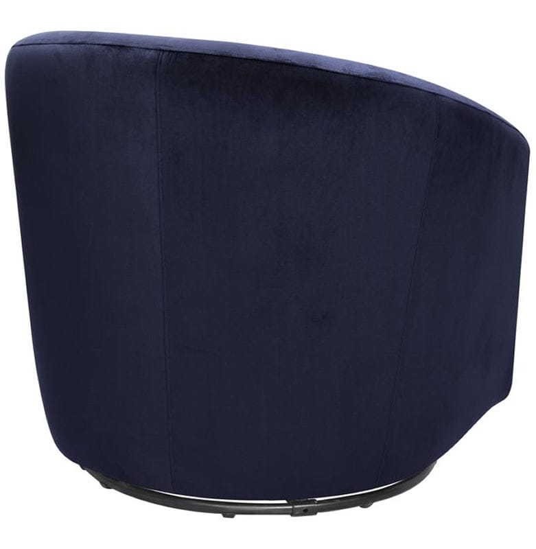 Babyletto Madison Swivel Glider - Navy Blue Microsuede