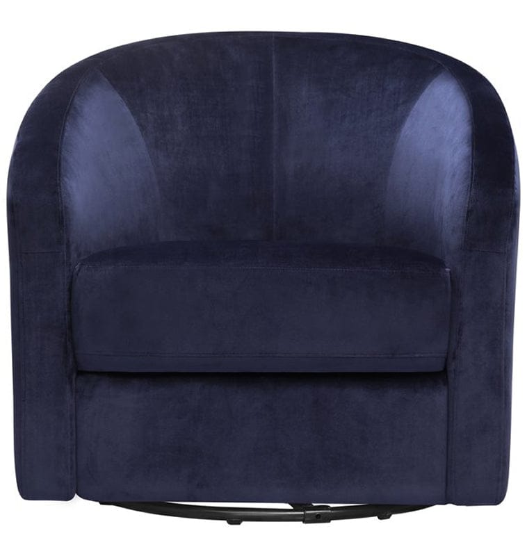 Babyletto Madison Swivel Glider - Navy Blue Microsuede
