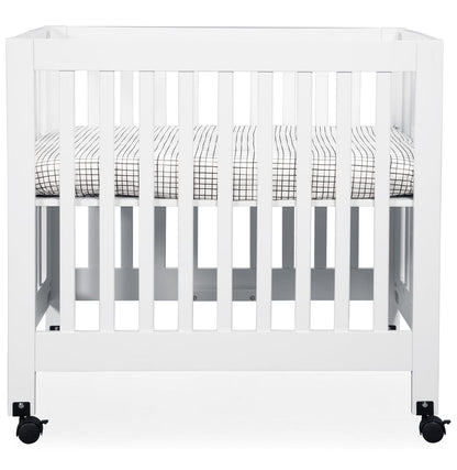 Babyletto Tuxedo Monochrome Grid Mini Crib Sheet - T11569