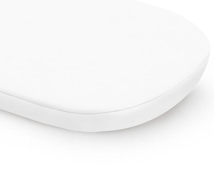 Babyletto White Oval Mini Crib Sheet for Hula Crib/Bassinet - T8018