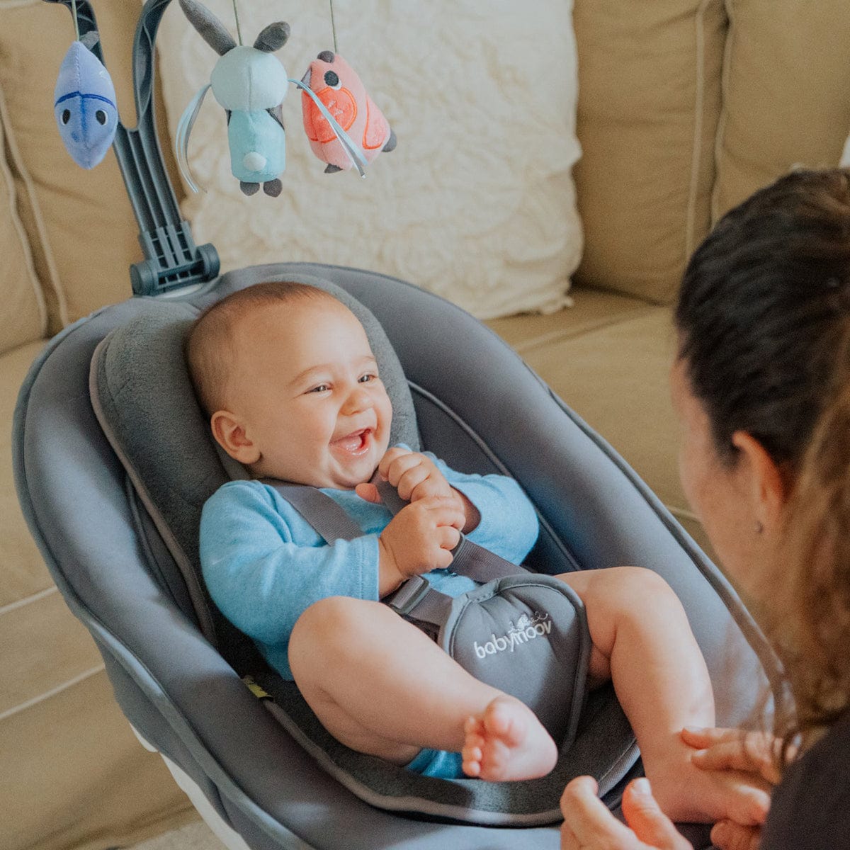 Babymoov Cosymorpho Universal Newborn Lounger - Smokey - A050412